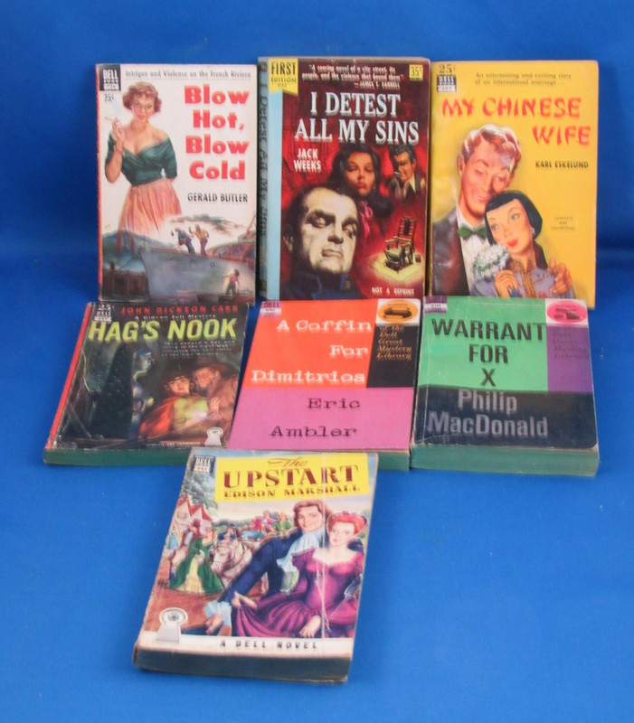 Dell Mystery Vintage Paperbacks 6x 3 are Mapbacks Car Ambler MacDonald gallery