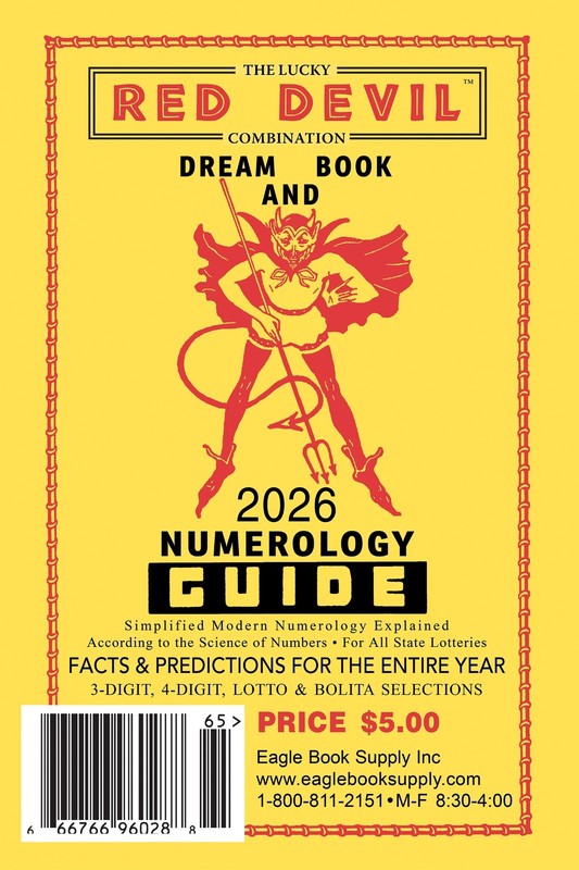 2026 Lucky Red Devil Combination Dream Book & Numerology Guide – Lottery Book