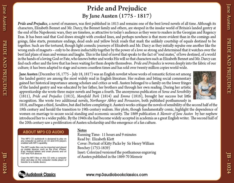 Pride and Prejudice - Unabridged MP3 CD Audiobook in paper sleeve gallery