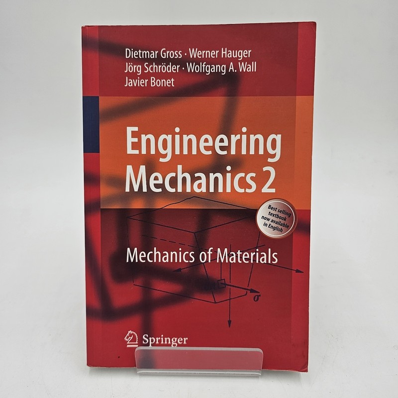 Engineering Mechanics 2 Mechanics of Materials | Dietmar Gross Springer | PB VG