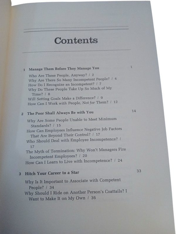 Managing Incompetence William P. Anthony 1981 First Printing Business Amacom gallery
