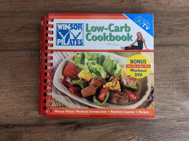 Winsor Pilates Low-Carb Cookbook And Bonus DVD *