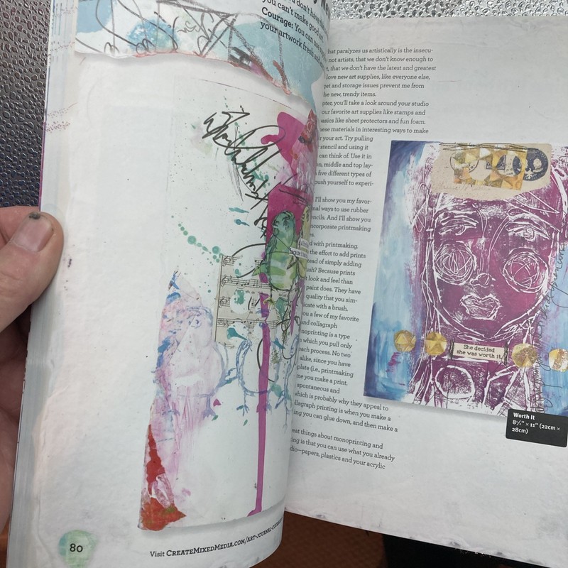 Art Journal Courage: Fearless Mixed Media Techniques for Journaling BravelyNEW gallery