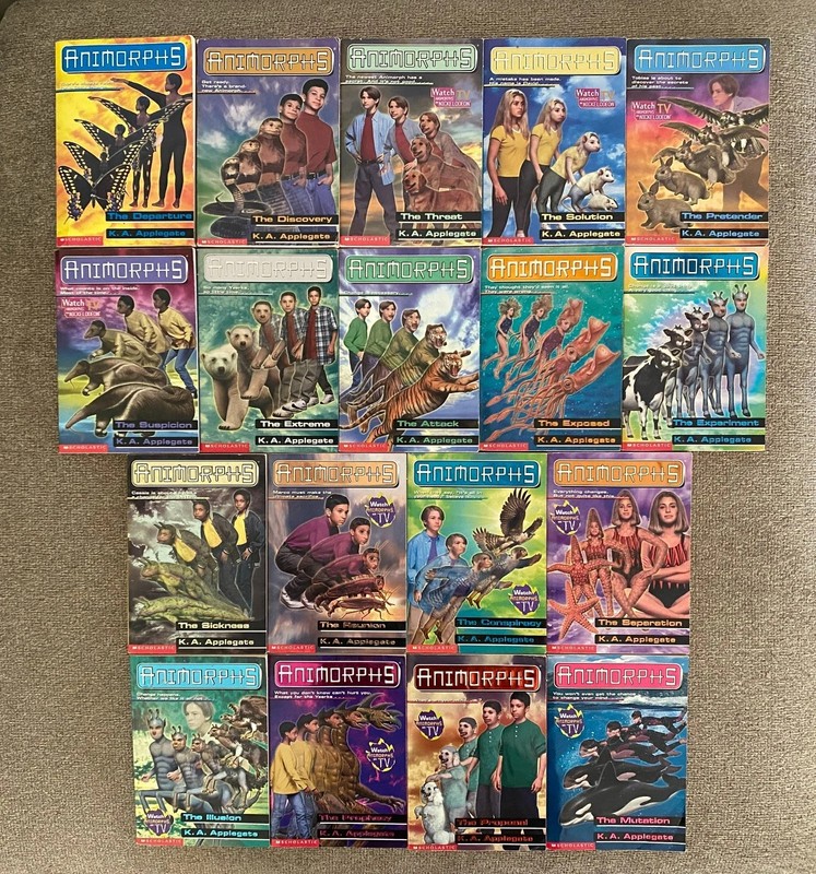 Animorphs Complete Series Lot Set of 65 Books 1-54 + 11 KA Applegate Megamorphs gallery