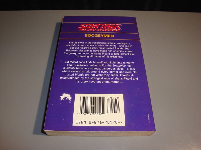 Star Trek TNG #17 Boogeymen Mel Gilden Science Fiction Pocket Books Generation gallery