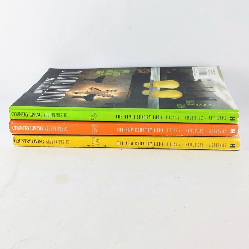 Country Living Modern Rustic # 4 5 7 Magazine Book Lot British Edition 2015-2017 gallery
