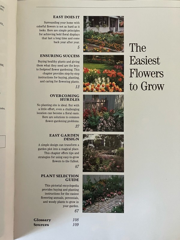 The Easiest Flowers to Grow 1990 Ortho Books Illustrated Paperback gallery