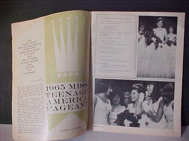 Vintage Teen Magazine February 1965 Fashion Hair PJ Party Beatbird Miss Teen USA gallery