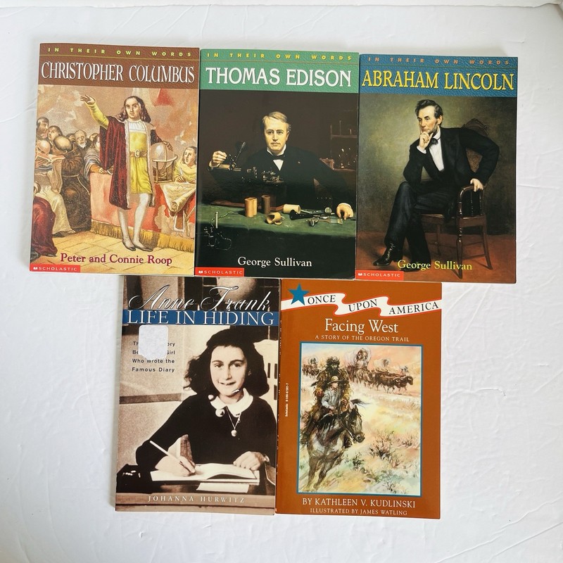 Lot 5 In Their Own Words Historical Biography Chapter Books History Curriculum