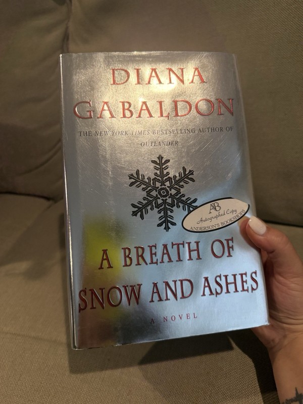 SIGNED Diana Gabaldon Breath of Snow and Ashes First Edition 1st Print Outlander gallery