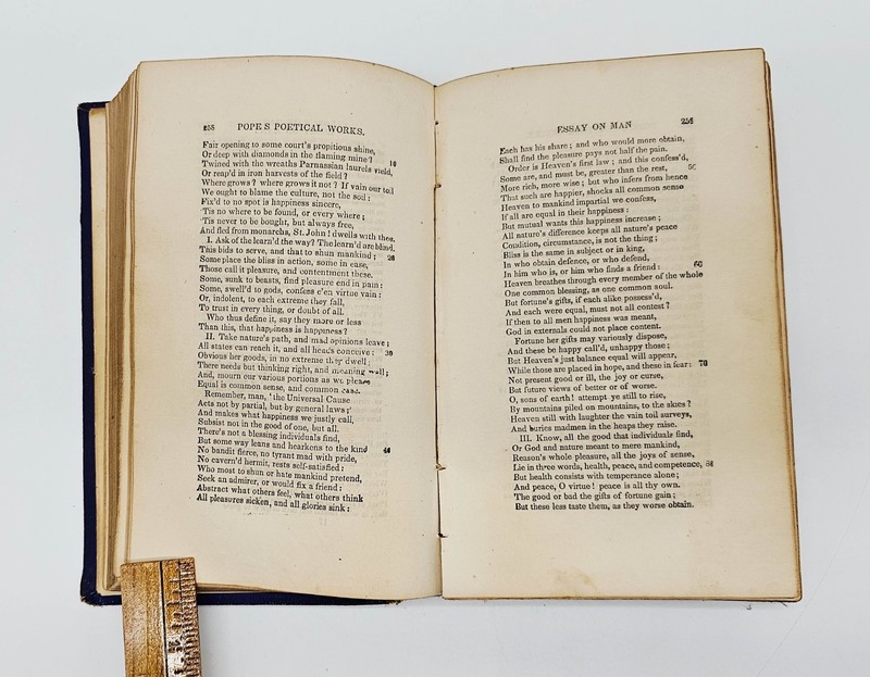 Political Works of Alexander Pope 1857-58 Two Volumes in One HC 306 pages gallery