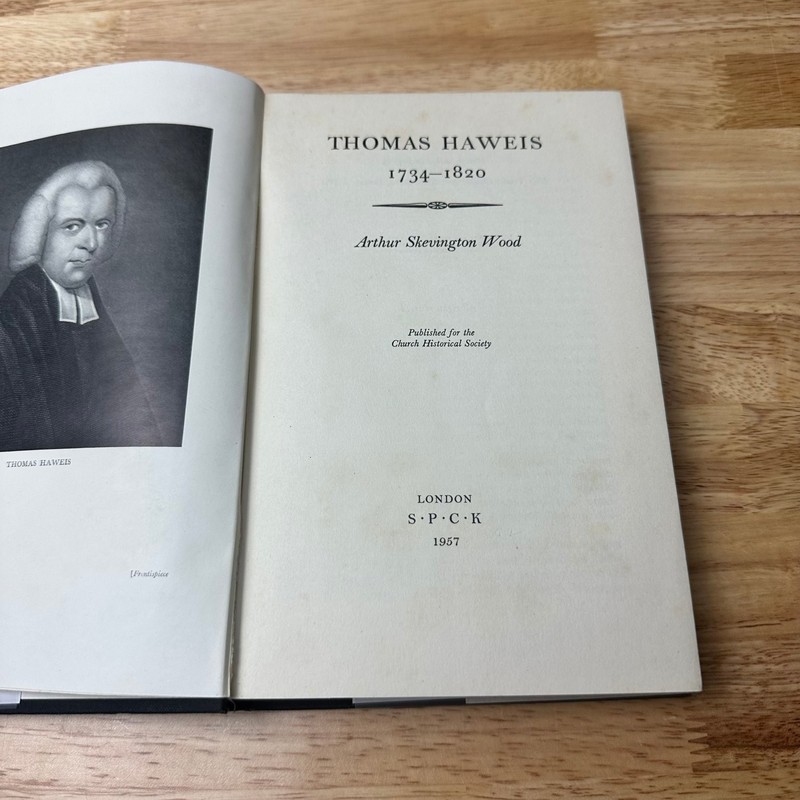 Thomas Haweis 1734-1820 Arthur Skevington Wood 1957 First Edition SPCK gallery