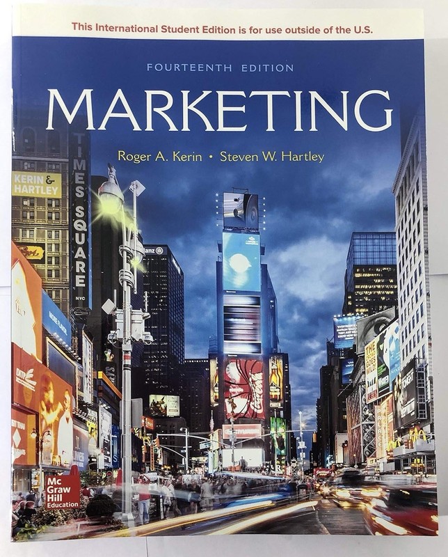 Marketing by Steven William Hartley and Roger A. Kerin (2018, Trade Paperback)