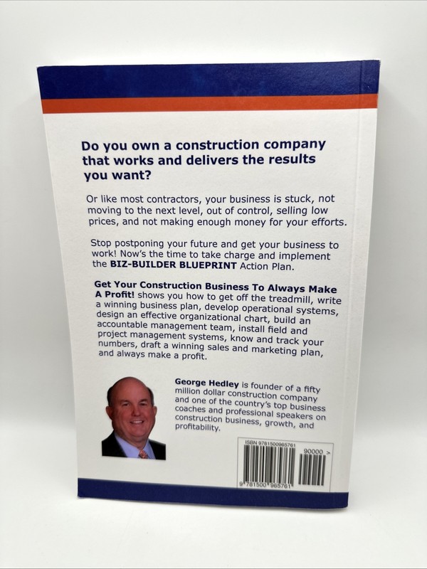 Get Your Construction Business to Always Make a Profit! by Hedley (Paperback) gallery