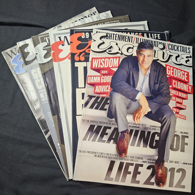 Esquire Magazine Lot of 6 Issues 2000-2016 Men Culture Politics Lifestyle