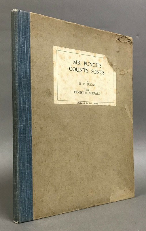 [Ernest H. Shepard] First Edition Mr. Punch’s County Song Methuen 1928
