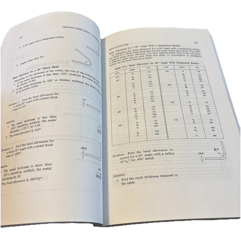 Precision Sheet Metal Mathematics Third Ed. Richard S. Budzik PB 1993 Very Good gallery