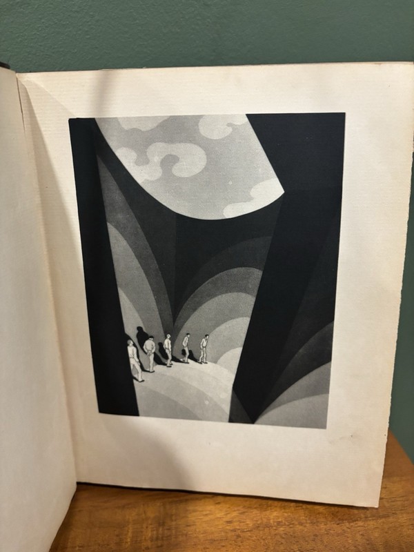 1928 Antique Book Oscar Wilde "Ballad of Reading Gaol" Art Deco Illus. J. Vassos gallery