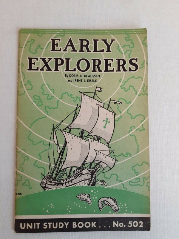 2 Unit Study Book Early Explorers Pueblo Indians Doris D. Klaussen Children's gallery