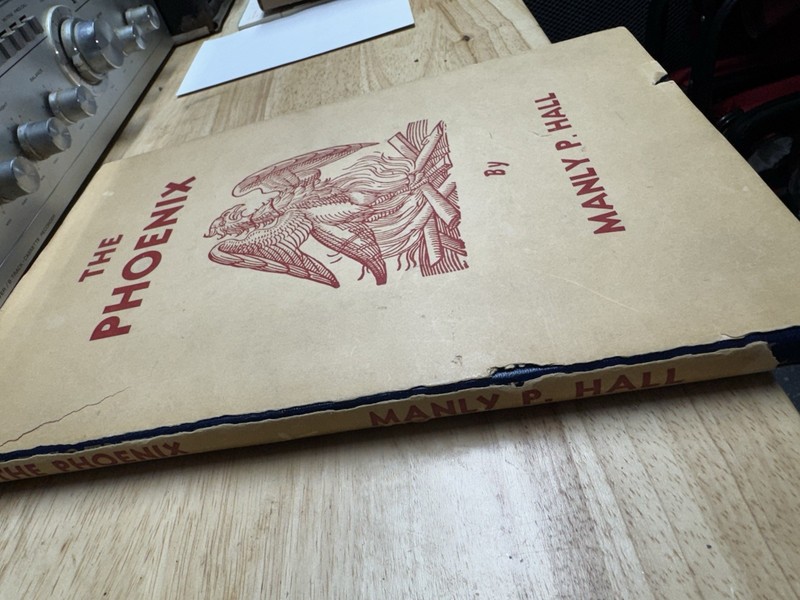 The Phoenix by Manly P. Hall Sixth Edition 1971 Signed Occult Philosophy gallery