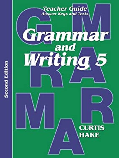 Saxon Grammar & Writing 2nd Edition Grade 5 Teacher Packet Paperb