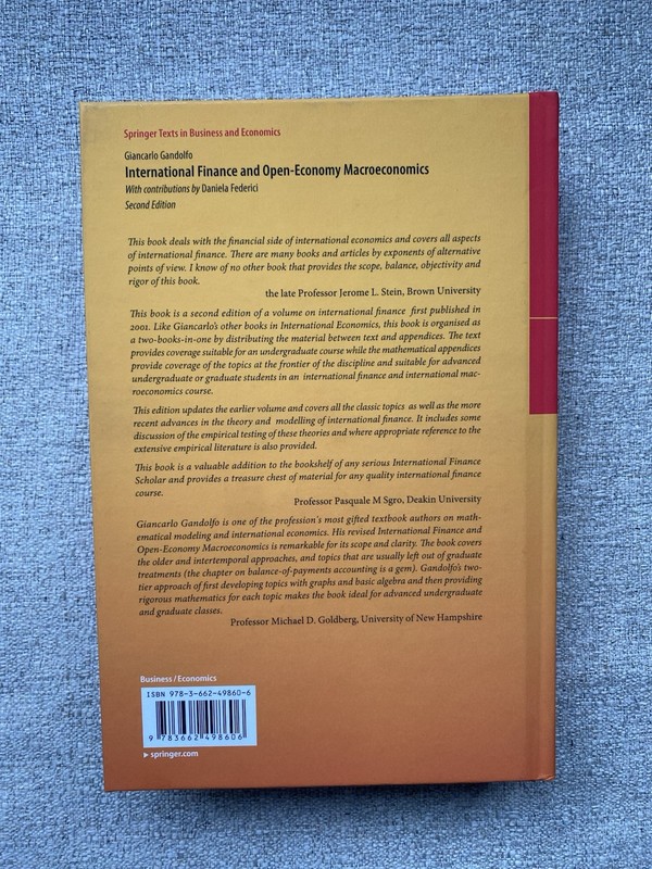 International Finance & Open-Economy Macroeconomics by G. Gandolfo (Hardcover) gallery