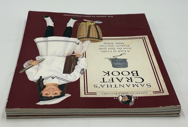 4 American Girl Pastimes Craft 1st Edition Books Molly, Addy, Kristen + Samantha gallery