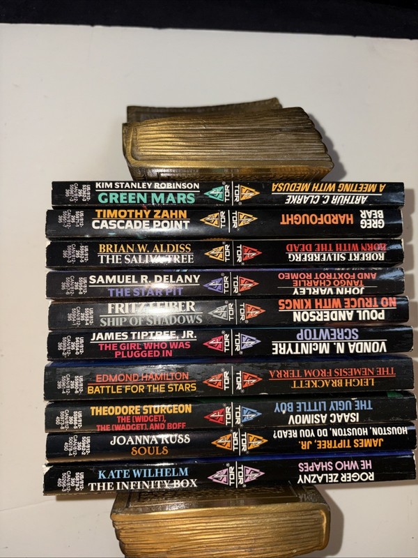 Sci Fi Lot of 10 TOR DOUBLES like new TOR 1, 2, 3, 4, 5, 7, 8, 9, 11, 12, Asimov