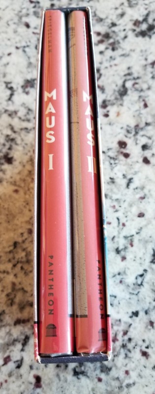 Maus I & II Art Spiegelman HB Slipcase – v1 – 1st print/v2 – 3rd -Great cond.!
