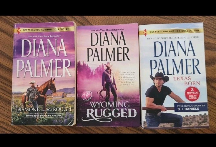 Diana Palmer Lot Of 3 Romance Paperback Novels