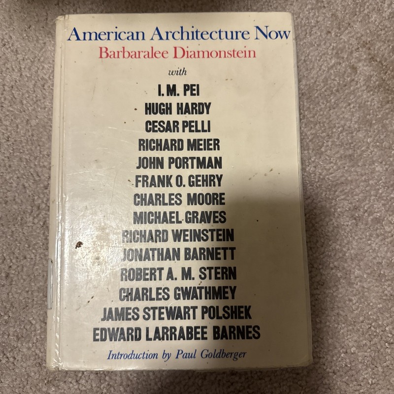 American architecture now Barbaralee Diamonstein(1980)