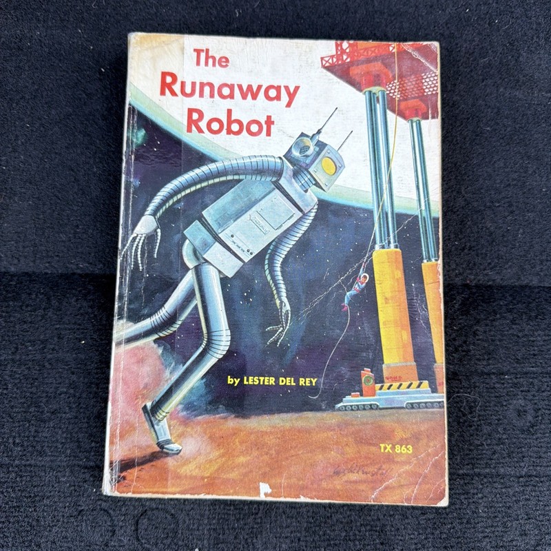 Vintage 1966 Runaway Robot Lester del Rey Sci-Fi Juvenile Gem
