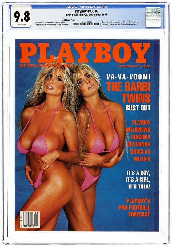 Playboy Magazine Vol. 38 #9 CGC 9.8 1991 4716656002