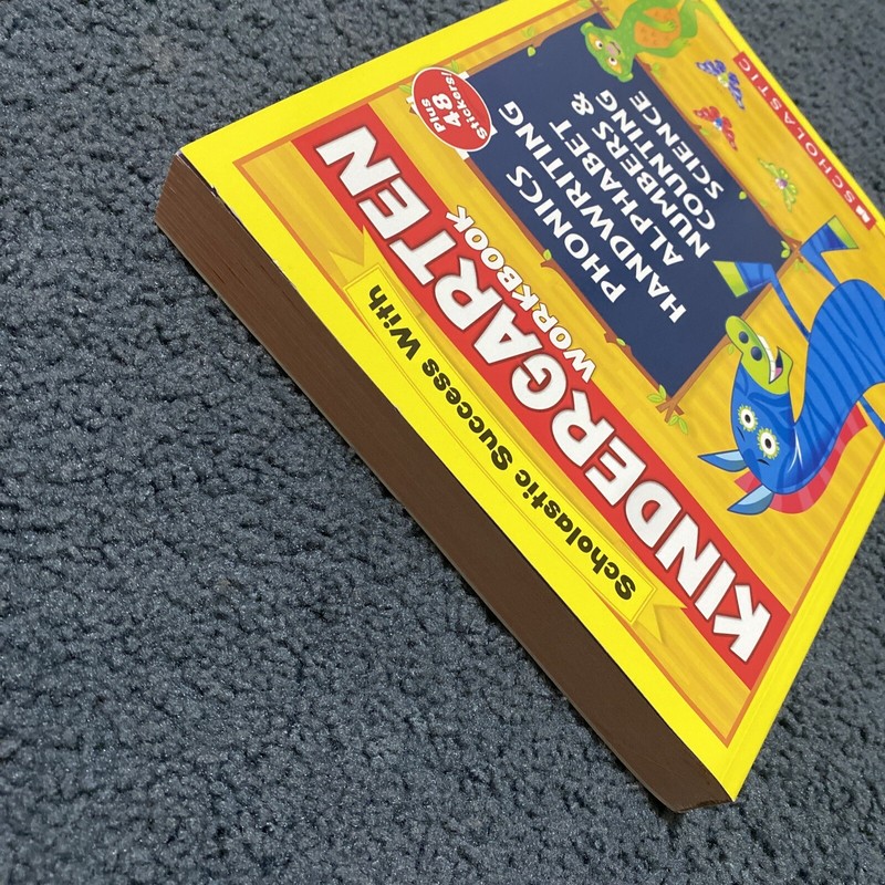 Scholastic - Kindergarten Workbook with 48 Motivation , Stickers,new, 392 Pages gallery