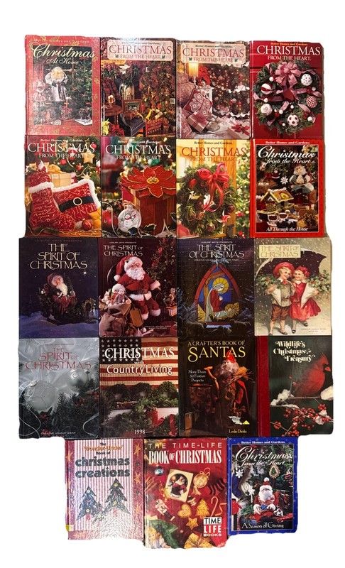 Lot 19 Vintage Christmas Craft Books Better Homes Gardens Spirit of Christmas