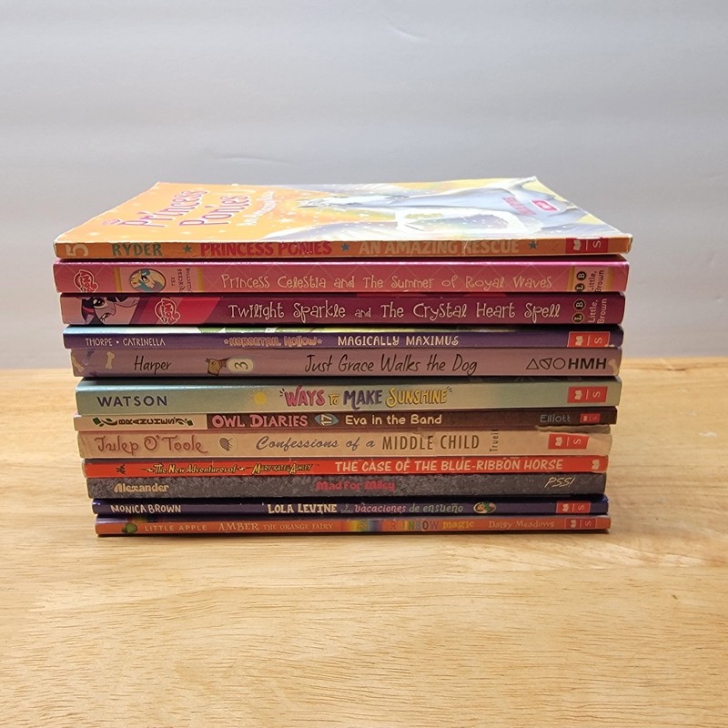 Youth Kids Book Lot 12 Books - Chapter Books - Mixed Lot - Girls gallery