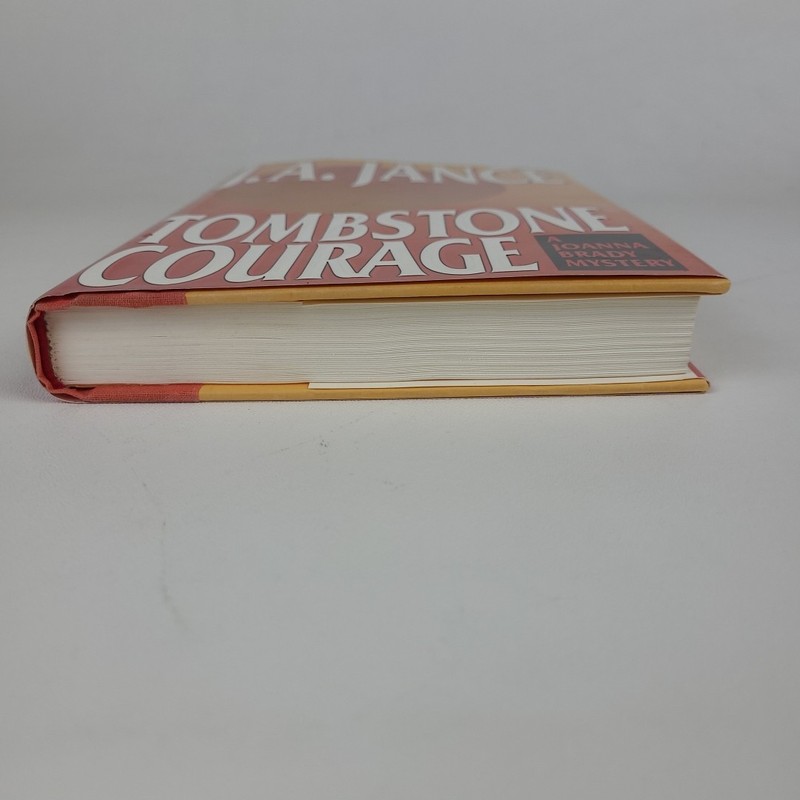 **INSCRIBED COPY** Tombstone Courage by J.A. Jance 1994 First Edition Hardcover gallery