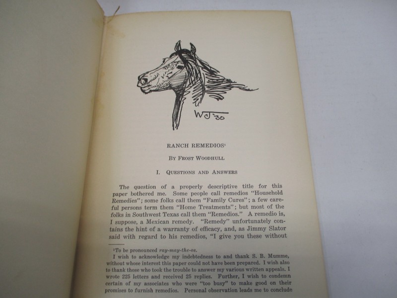 1930's Lot 5 Straight TEXAS FOLK-LORE SOCIETY J Frank Dobie COYOTE WISDOM CM6062 gallery