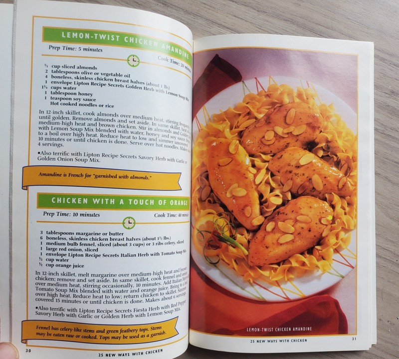 Vintage 1995 Rare Lipton Recipe Secrets - Mealtime Magic - MINT M/Back Guaranty gallery