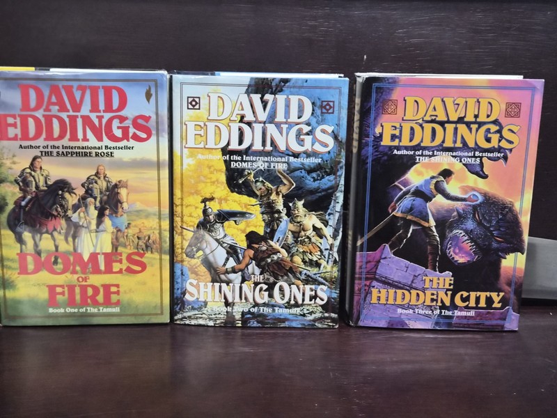 David Eddings The Tamuli Trilogy Domes of Fire The Shining Ones Hidden City BCE