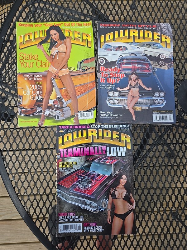 LowRider magazine lot Of 3 7/05, 3/06,5/14 Cars, Customs