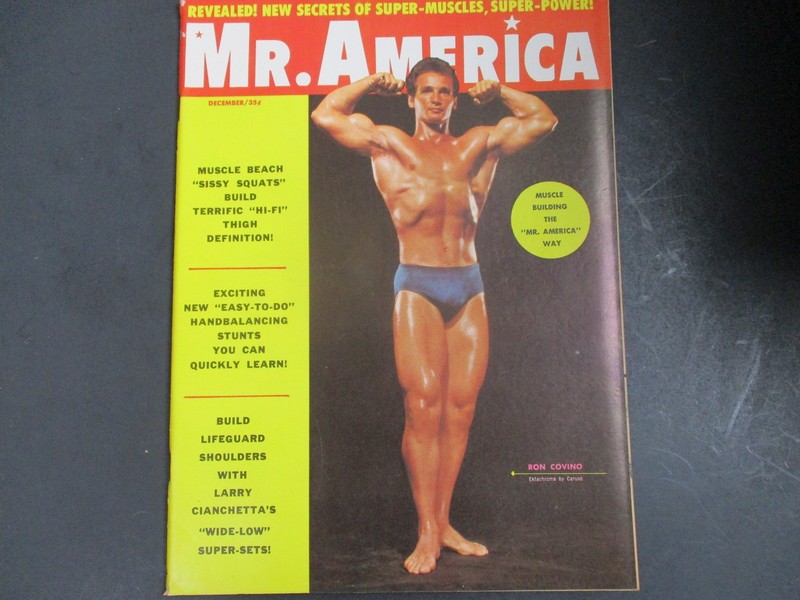 Mr. America Magazine December 1960 RON COVINO Bodybuilding Muscle MAG