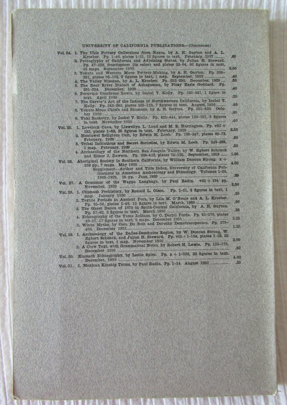 Ethnography of the Yuma Indians by C. Daryll Forde (1931) gallery