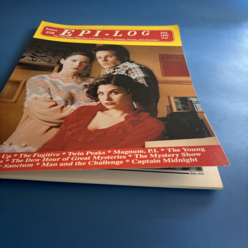 Epi-Log Magazine Issue # 20 July 1992 Cover Up, The Fugitive, Twin Peaks EP gallery