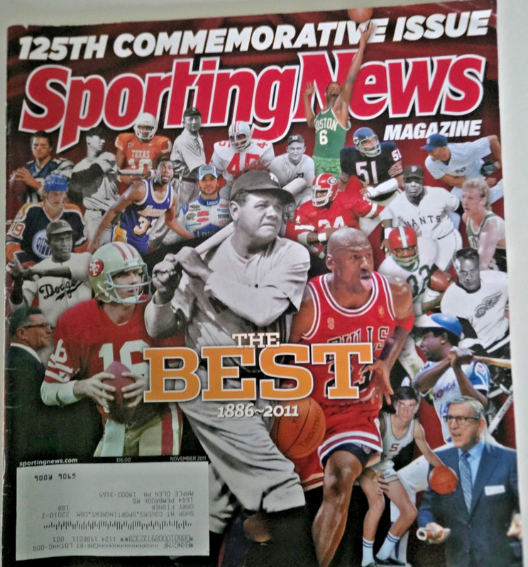 2011 SPORTING NEWS, 125th SPECIAL COMMEMORATIVE ISSUE 153 Pages LIKE NEW