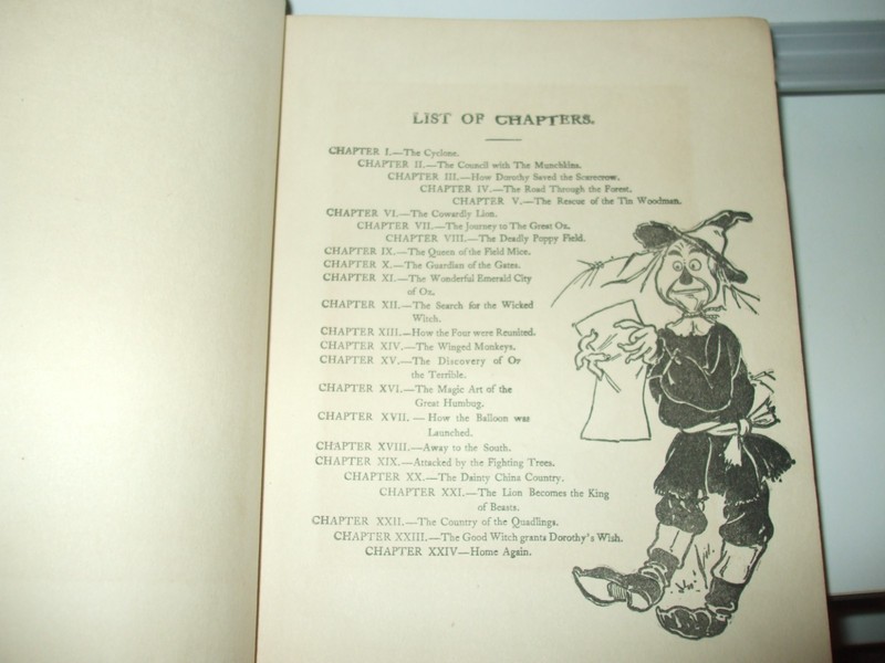1903 Book - The Wizard Of OZ - by L. Frank Baum - pictures by W.W. Denslow gallery