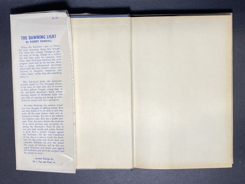 The Dawning Light by Robert Randall SIGNED Gnome Press 1st Ed. 1959 VNTG Sci-Fi gallery