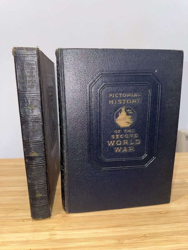 1944 Pictorial History of the Second World War Complete 2 VolSet Wm H Wise WWII gallery