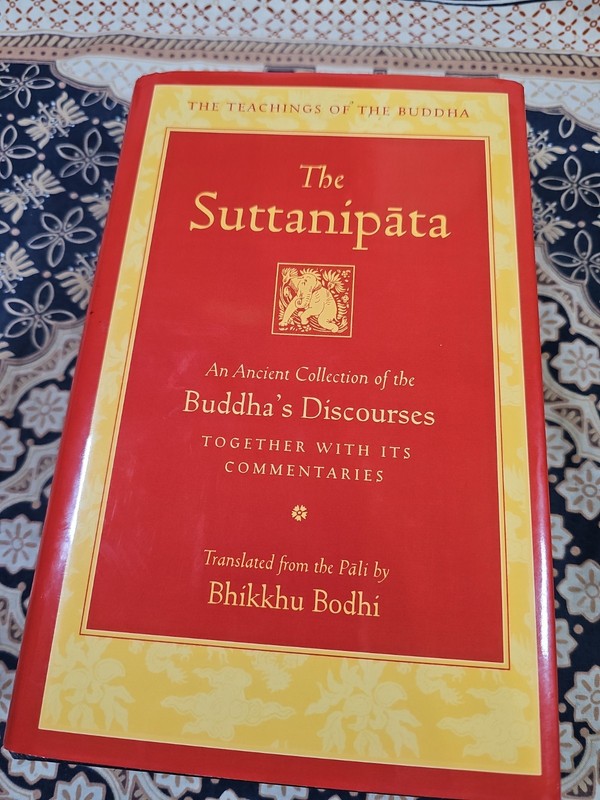 THE SUTTANIPATA Ancient Collection of Buddha’s Discourses HC/DJ Bhikkhu Bodhi NM