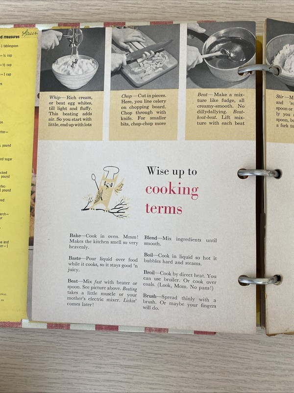 Better Homes and Gardens Junior Cook Book 1955 First Edition 3-Ring HC Binder gallery